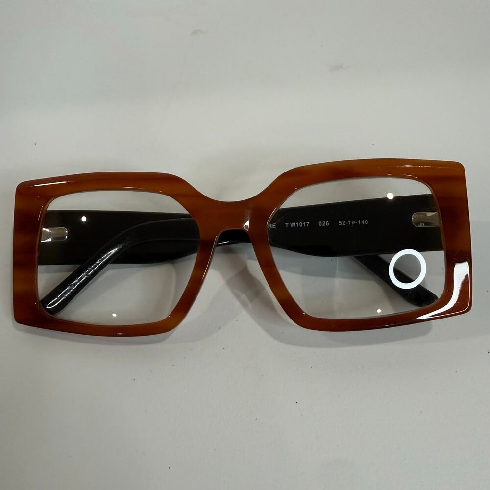 Zyloware TW1017 026 Randy Jackson Collection Brown Square Eyeglasses 52 19 140